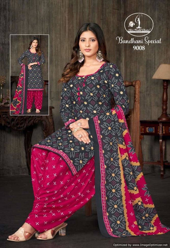 Bandhani Special Vol 9 By Miss World Cotton Printed Dress Material Wholesale Price In Surat
